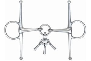 Shires Equestrian - Full Cheek Snaffle With Keys - S/steel - Size: 51/2