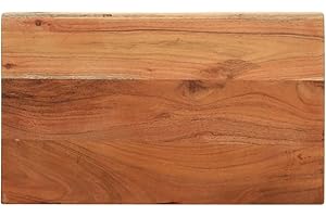 vidaXL Tablero Rectangular de Madera Maciza de Acacia 40x30x3,8 cm - Superficie para Mesa de Centro