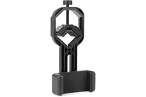 EJOYOUS Teleskopowy adapter do uchwytu na telefon, uniwersalny uchwyt na smartfon, adapter podróżny do lornetek teleskopowych, monokularów i mikroskopów. Łatwy do ustawienia klips na telefon