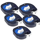 Compatible con DYMO LetraTag LT110T, LT100H, LT100T, QX50, XR