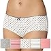 Debenhams Womens Pack Of Five Peach And Grey Shorts 10