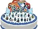 Produktbild Cakeshop Vorgeschnittene und Essbare Lego Marvel Superhelden Szene Kuchen Topper (Tortenaufleger, Bedruckte Oblaten, Oblatenaufleger)