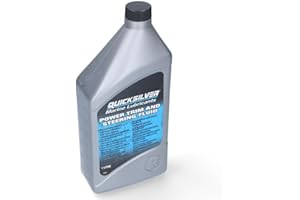 BOOTE & YACHTEN KANTSCHUSTER Quicksilver Power Trim & Steering Fluid 946 ml | Hydrauliköl für Power-Trim und Servolenkung | für Bootsmotoren Mercruiser Mercury Mariner Force