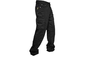 Rider Protec® Men's Motorcycle Jeans Aramid Protective Linning Motorbike Cargo Pants Riding Pants with Removable Armour Biker Trousers for Men