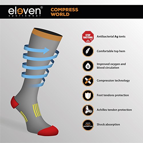 KOMPRESSIONSSOCKE – Punkte Schwarz/Bunt - 4