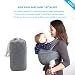 Ldex Soft Baby Slings | Compact and Comfortable Baby Wraps | Pure Cotton/Spandex | Nursing Cover | Suitable for Newborns To 35 Lbs | Nice Baby Shower Item | (Gray)