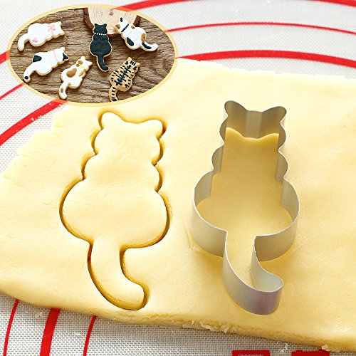 JOYOLDELF 30 Stück Backen Keks Ausstecher – Set aus Edelstahl Metall Ausstechformen leichtes Backen Fondant Plätzchen, Tortendekorationen - 3