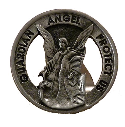 C BC 'Ange gardien Protect US' en étain Pare-soleil de voiture Clip