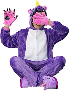 Landove Costume Anime Cosplay Unicorno Pigiama Donna Uomo Ragazza Animale Kigurumi Adulto Halloween Carnevale...