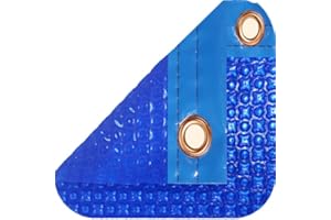 INTERNATIONAL COVER POOL Cobertor Térmico 500 micras OXO para Piscina de 3 x 3,5 Metros con Refuerzo en los Anchos