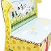 Fantasy Fields - Sunny Safari Animals themed Kids Storage Bench | Hand Crafted & Hand Painted Details | Child Friendly Water-based Paint