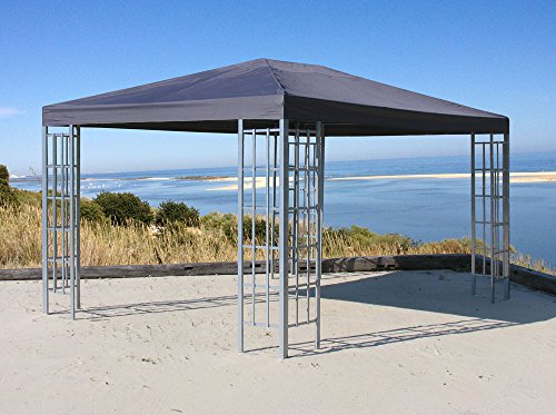 Preisvergleich Produktbild Aluoptik Pavillon 3x4m Anthrazit