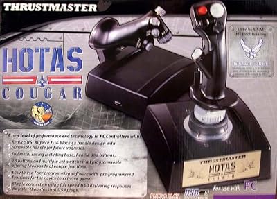 Thrustmaster Hotas Cougar Joystick et Accélérateur pour PC