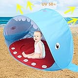 [ 50 SPF Y TAMAÑO ] - Hecho de un material especial duradero con 50 SPF de protección UV, la tienda evita que los rayos dañinos del sol dañen la piel de su bebé. El tamano es 120 X 83 X 70 cm cuando se expande, tan espaciosa para que jueguen Niños y Niñas. Edad aplicable: 1-10 años.