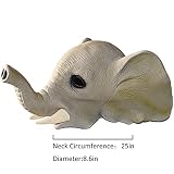 XIAO MO GU Halloween Maske latex Elefant Tiermaske Kostüm -