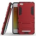 Produktbild Hülle für Xiaomi Redmi 4A (5 Zoll) 2 in 1 Hybrid Dual Layer Shell Armor Schutzhülle mit Standfunktion Case (Rot)