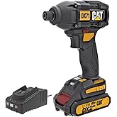 CAT DX71BC 18Volt 2.0Ah Li-ion Tek Ak&uuml;l&uuml; 215Nm K&ouml;m&uuml;rs&uuml;z Profesyonel Şarjlı Darbeli Tornavida
