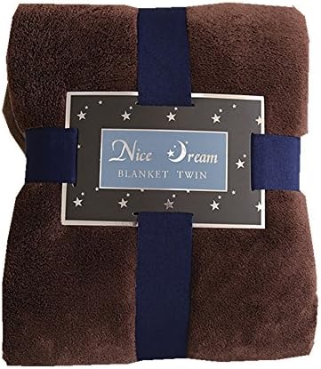 luxury Large Sofe Autumn Thicken Warm Raschel Fleece Large Throw Blanket Machine Wash Double KingSuper King^^^coffee