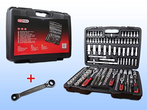 Preisvergleich Produktbild KS TOOLS 9170779 Steckschlüssel-Satz 179 teilig + Doppel-Ratschenringschlüssel