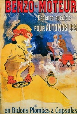 Benzo-Moteur Essence speciale pour Autombiles - Vintage Image Mouse Mat