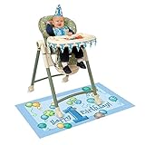 Blue Balloons 1st Birthday High Chair Decorating Kit