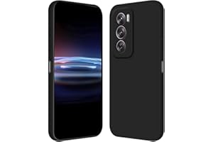 RankOne Etui do Oppo Reno12 5G / Oppo Reno 12 5G (6,7" cala), miękkie etui silikonowe TPU - czarne