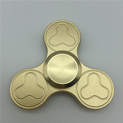 YIHANG @ Fidget Spinner Alloy Fingertip Gyro Triangle Round Fingertip Spiral Finger Decompression Toy,Gold YIHANG @ Fidget Spinner Alloy Fingertip Gyro Triangle Round Fingertip Spiral Finger Decompression Toy,Gold