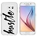 Produktbild licaso® Hülle für Samsung Galaxy S6 5,1" TPU Schutz Cover Samsung S6 Hustle Gangster Abzocke Case Sketch transparent klare Schutzhülle galaxys6 Tasche Silikon (Samsung Galaxy S6, Hustle)