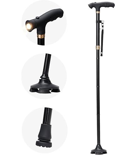 BASTONE PASSEGGIO PIEGHEVOLE EZUP CANE ANZIANI AIUTO ALZARSI IN PIEDI TREKKING