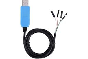 Outbit PL2303TA USB a TTL RS232 Módulo Convertidor Adaptador de Cable Serie Cable USB a TTL Perfectamente Compatible con el Sistema Win XP/VISTA/7/8/8.1