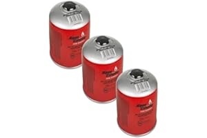 ALPENTECH - Confezione da 3 cartucce a gas 500 g butano/propano MIX bombola di gas campeggio Fornelli per barbecue Elettrodomestici a gas