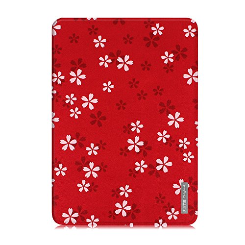 Kindle Voyage Hülle Case – Fintie [Yamato Brise Serie] Ultra Slim Lightweight Schutzhülle Tasche Cover mit Auto Schlaf / Wach Funktion Standfunktion nur geeignet für Kindle Voyage, Fleur rouge - 3