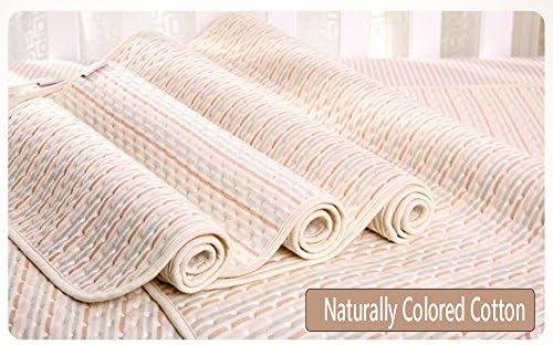 Tokkids Large Waterproof Sheet, Washable Waterproof Bed Pad, Incontinence Mattress Protector for Baby Toddlers Children Adults 70x120 cm (Stripe)