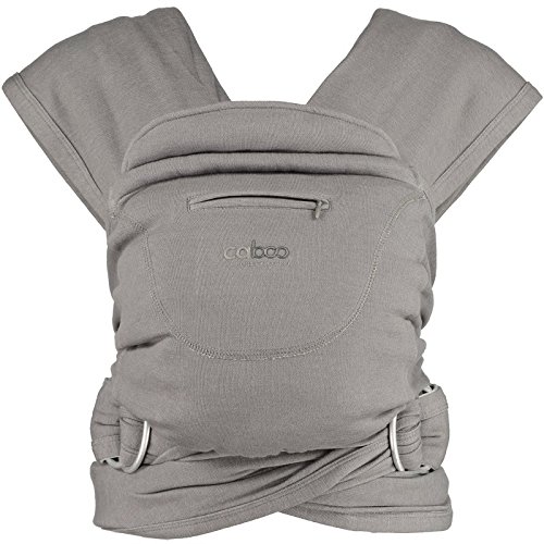 New 2015 Caboo Organic Baby Carrier, Steel Marl