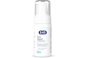 E45 Itch Relief Coolmousse 100ml – Face and Body Foam for Dry Skin, Itchy Skin and Irritated Skin - Cooling Foam to Soothe Itchy Skin