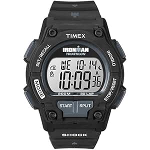 Timex Orologio Uomo Ironman Classic 30, 41 Mm, Nero, Digitale, Resistente All'Acqua 100m, Con INDIGLO