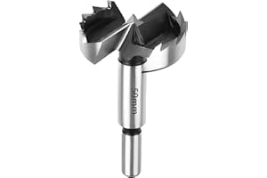 SUQIN Profesjonalne Wiertło Sednik 50mm Wiertarka Stolarska 10mm Wiertło Forstner z Trzonkiem Okrągłym Do Rysowania i Wiercenia Otworów Na Zawiasach Akcesoria Wiertarek