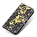Produktbild Sony Xperia XA1 Hülle, The Grafu® 3D Muster Leder Flip Schutzhülle Kartenfächer Magnet Tasche mit Frei Hartglas Displayschutz für Sony Xperia XA1, Schmetterling #1
