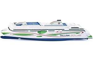 siku 1728, Ferry Tallink Megastar, 1:1000, Métal/Plastique, Blanc/Bleu/Vert, Polyvalent
