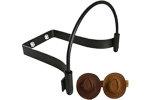 NIESEL Cowboyhut-Halter, Huthaken, Hut-Aufbewahrung, Cowboy-Hutständer Zur Wandmontage, Hutaufhänger Für Wandpräsentation, Hut-Wandhalterung, Cowboyhut-Organizer, Rustikale Haken Für Die Hutaufbewahrung