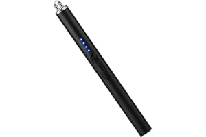 AEBDGDD Portable Tactical Electric With High Power, Arc Lighter, Electronic Lighter, Rechargeable Plasma Lighter Portable Windproof Flameless Triple Security (F)