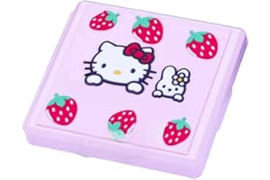 CATTBLACK Nintendo Switch Games Case Storage Pink Hello Kitty Holds 12 Switch Game Cards & 12 Micro SD Cards