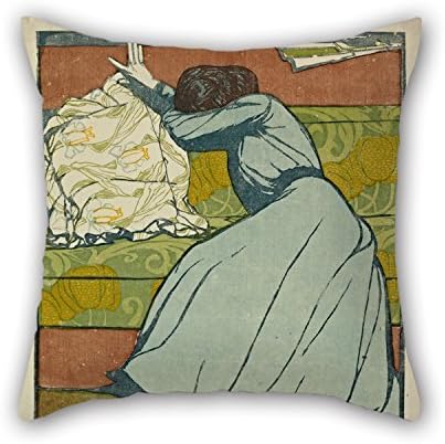 Oil Painting Max Kurzweil - The Cushion (Der Polster) Throw Pillow Case Best For Car Seat Gf Drawing Room Boys Home Office Car 20 X 20 Inches/50 By 50 Cm(twice Sides)