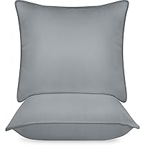Utopia Bedding Premie Kussen (Set van 2), 65 x 65 cm Beddenkussens, Zachte Stof met Holle Vezelvulling (Marine Blauw
