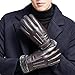 Produktbild Ryegf Herren Luxus Touchscreen Italienische Echtleder Winter Warme Handschuhe für Texting Driving Warm Lining