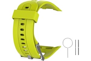 Muovrto Correa de Recambio para Garmin Forerunner 10,Pulsera Deportiva de Silicona para Garmin Forerunner 15