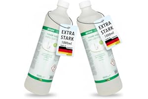 ‎EMMI NAIL emmi-Clean 2x 1L Haar-Weg Abflussreiniger-Konzentrat für je 20 Anwendungen I Leistungsstarker Rohrreiniger für Haare, Fett uvm. I Rohrreiniger extrem stark für Waschbecken, Dusche I Bio-freundlich