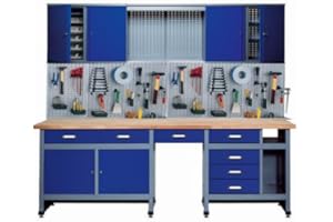 Küpper 70412-7, Set per officina, 240 cm, prodotto in Germania, colore: Blu oltremare, Legno