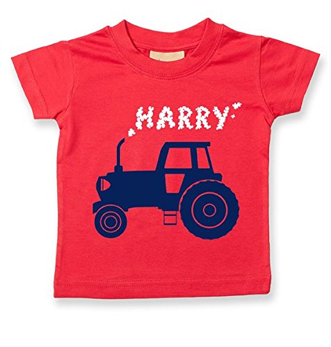 BIG FARM TRACTOR- Personalised Baby/ Children t-shirt- EMAIL THE NAME YOU WANT