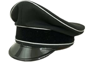 Militaryharbor WW2 German Allgemeine Elite General officer black Gabardine Visor cap I